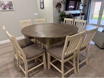 Ashley table with 8 chairs