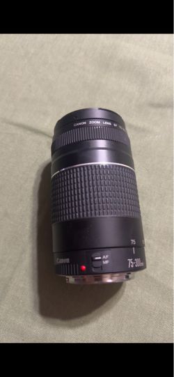 Canon 75-300mm camera lens