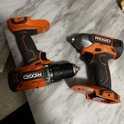 Two Drills Impact And Driver Brand New 