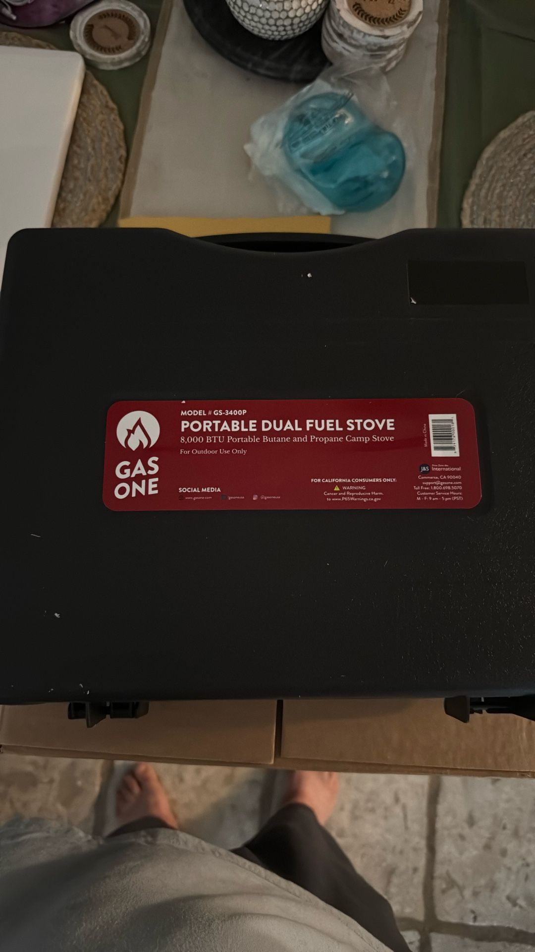 Gas One Portable Stove New