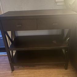 Brown entrance table