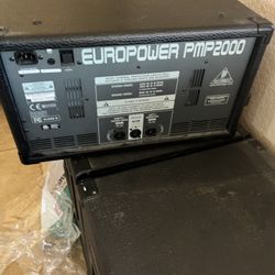 Europower Mixer And 10 Inch Kustom Speakers 