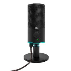 JBL Quantum Stream: Dual pattern premium USB Microphone for Streaming, Recording and Gaming, Voice monitoring with easy volume control
