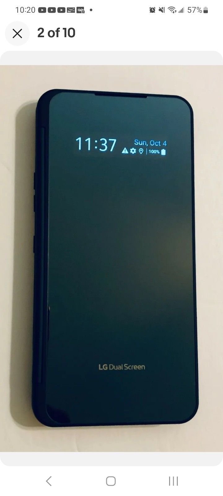 Smartphone Lg V60 Second Screen Case Cell Phones V60 Thinq 5g Dual