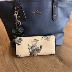 Blue Coach Purse