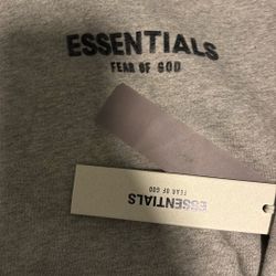 Dark Grey Essentials Hoodie
