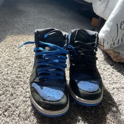 jordan 1 blue/black