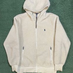 Polo Ralph Lauren fleece Sherpa Teddy hoodie
