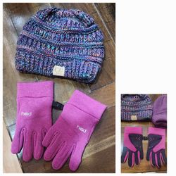   NEW Girls Hat And Gloves