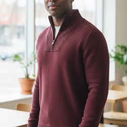 Men's Guess Mid Zip Sweater 