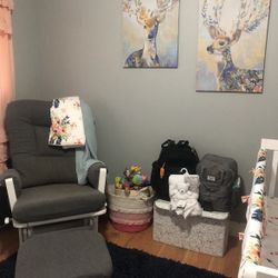 Girls Nursery Deer Pictures 