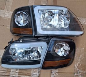 97-03 Ford F150/Expedition Led C-Bar Headlights