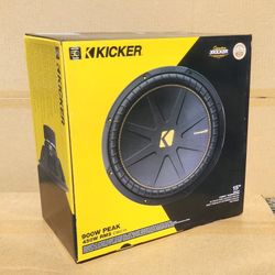 Kicker CompC Series Bass Speaker 15" 4-Ohm Component Subwoofer 900 Watts CWCS15 🚨 Payment Options Available 🚨 No Credit Needed 🚨 