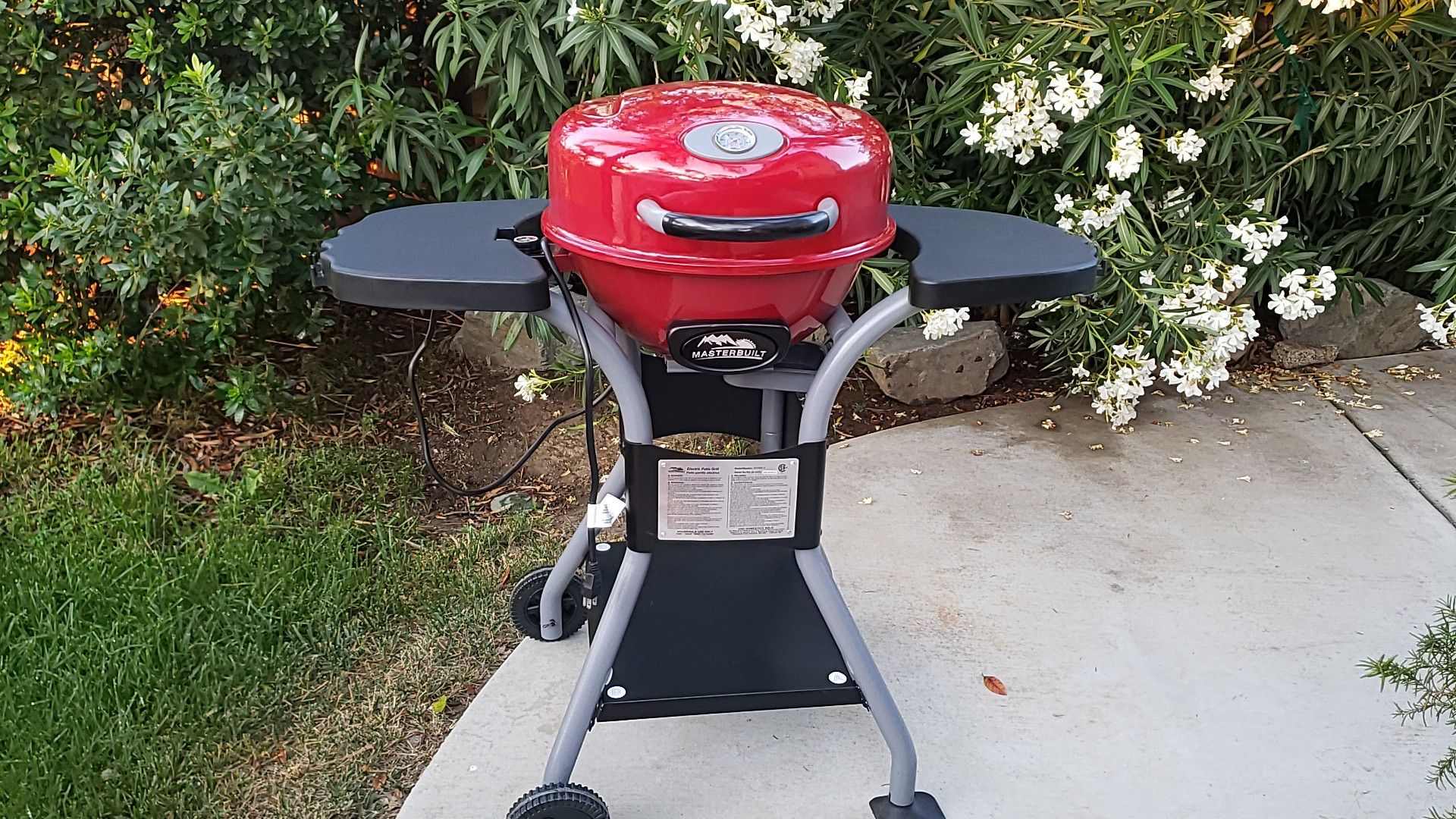 Electric Grill Red BBQ Used ONCE
