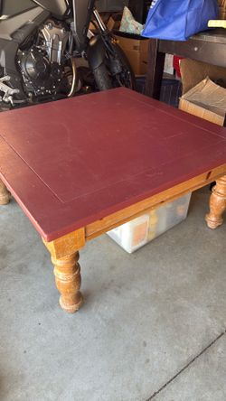 Square Wood Coffee Table 3x3