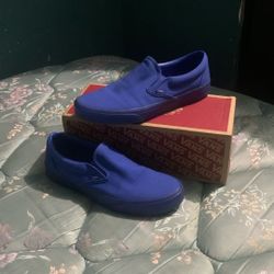 Blue Vans  