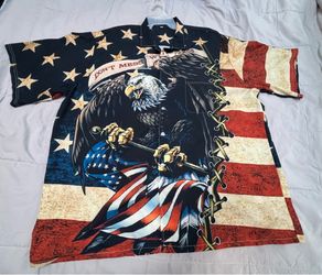 Patriotic American short sleeve shirt