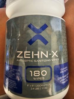 Zehn-x sanitizing wipes