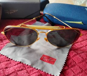 24K gold plated vintage Rayban "The General" sunglasses