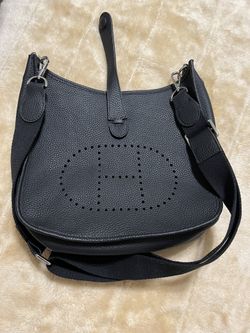 H Leather Crossbody Bag 