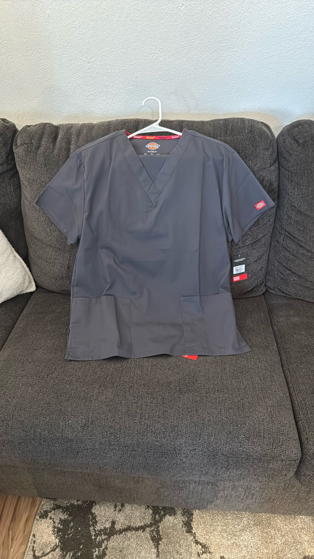 Dickies - Size Small Scrubs Unisex - Gray