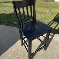 Black Wooden Stools