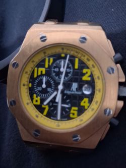 A SCHENEGGER OFFSHORE ROYAL OAK ROSE GOLD  WATCH