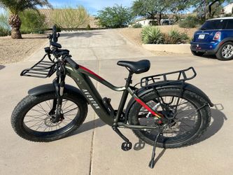 Aventon Aventure Electric Fat Tire E-Bike — Forest Green