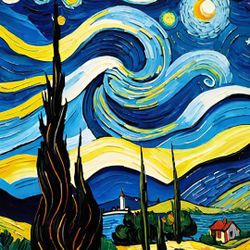 Starry Night Art Print