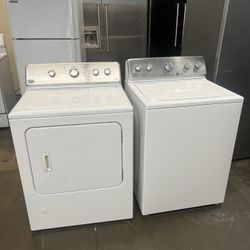 Maytag Centennial He Top Load Washer And Gas Dryer Set 