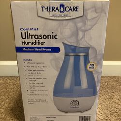 TheraCare Cool Mist Ultrasonic Humidifier. 