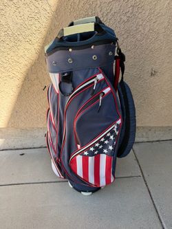 Hot Z Flag Lightweight Cart Golf Bag USA