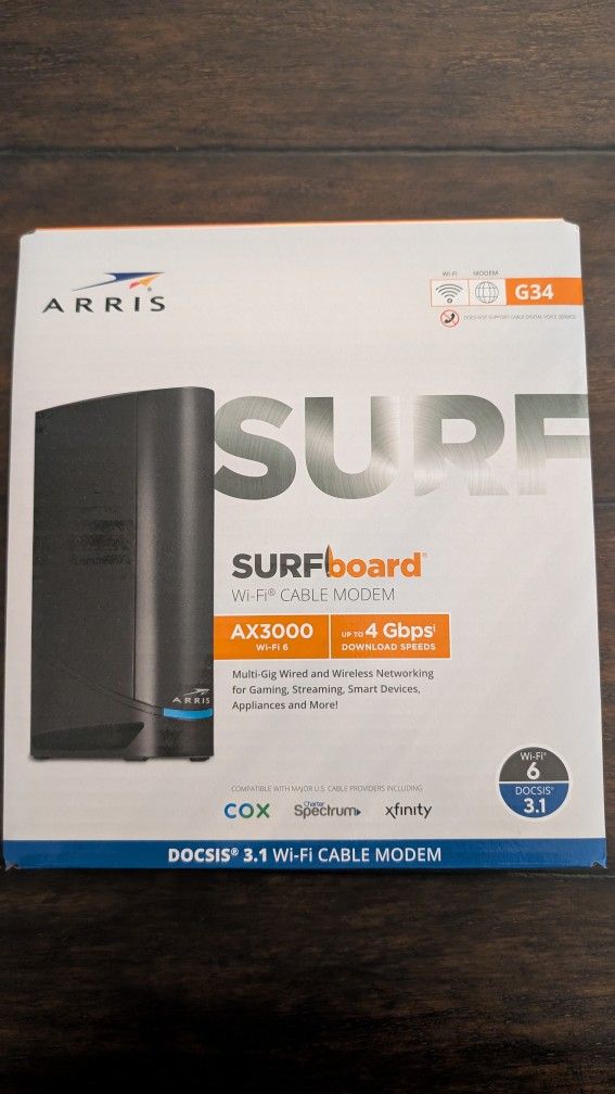 Arris G34 Modem + Router In One
