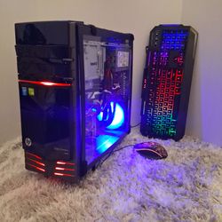 Gaming pc desktop computer
