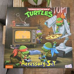 Teenage Mutant Ninja Turtles Neca Accessory Set W Baby Turtles 