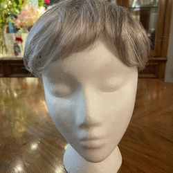 Like New Grey Women’s Wig, Hair Topper, or Hair Piece