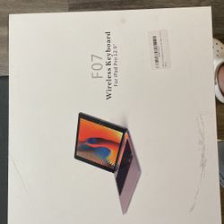 F07 Wireless Keyboard For iPad 12.9”