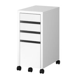 IKEA MICKE WHITE OFFICE DRAWER FILE CABINET
