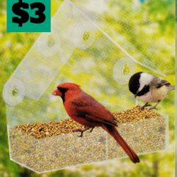 NEW Clear  Birdfeeder 🦜