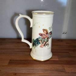 This pitcher is part of a series of limited editions frequently produced by brands such as Gorham.
