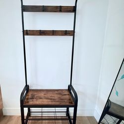 COAT rack SHOE rack