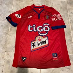 CD FAS Soccer Jersey El Salvador SZ L Joma Home Shirt Tigo Pilsener