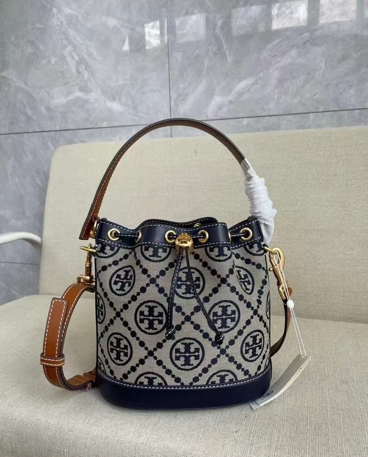 Tory Burch monogram bucket bag