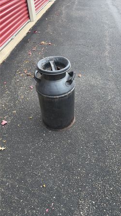 Vintage Metal Milk Can
