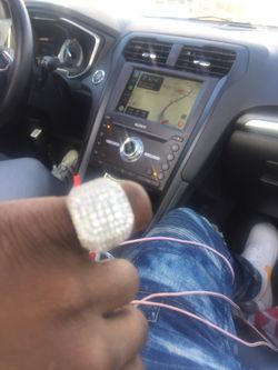 Men real gold and diamond ring