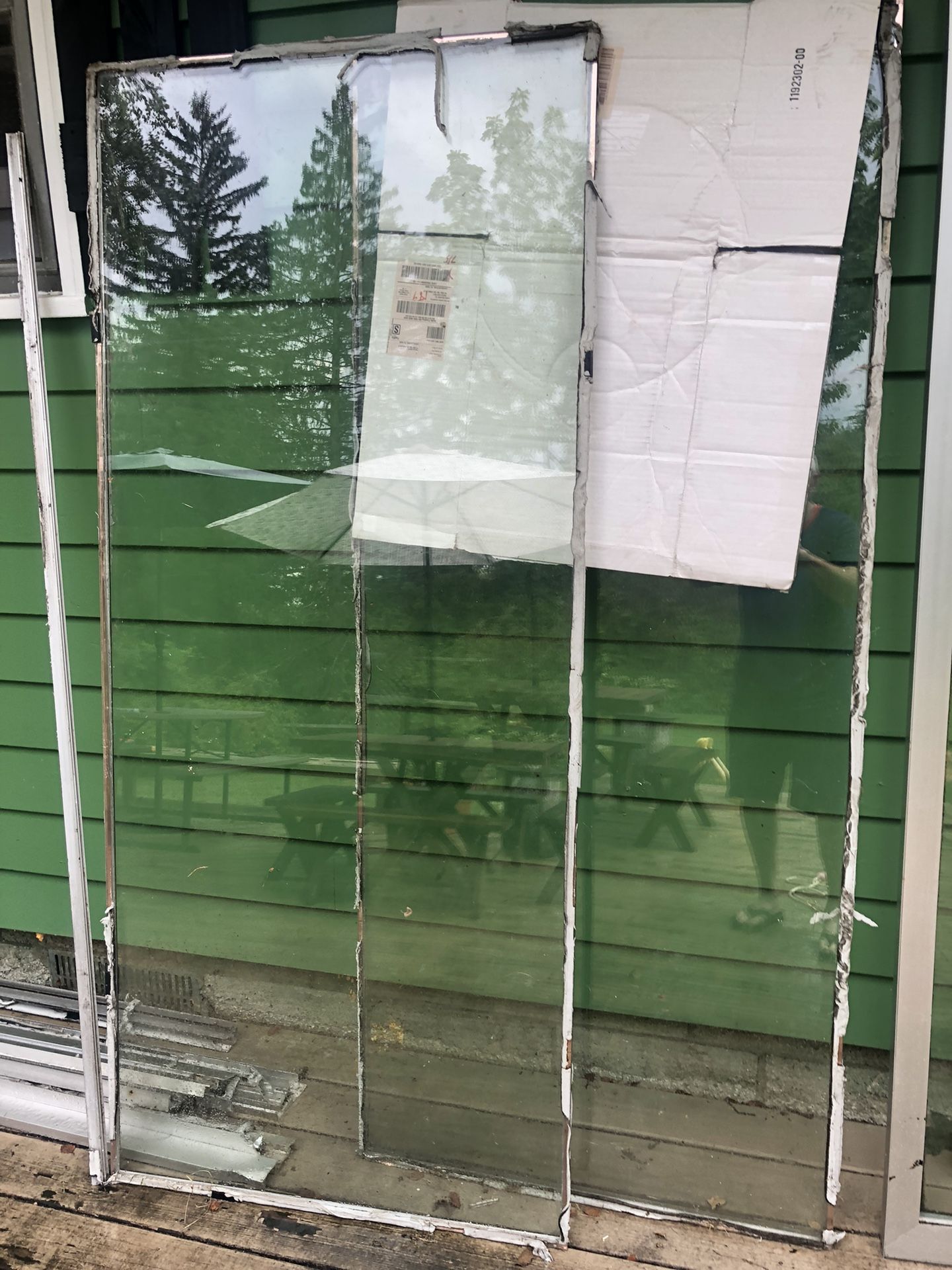 Glass Tempered 77”x 33” 2pcs