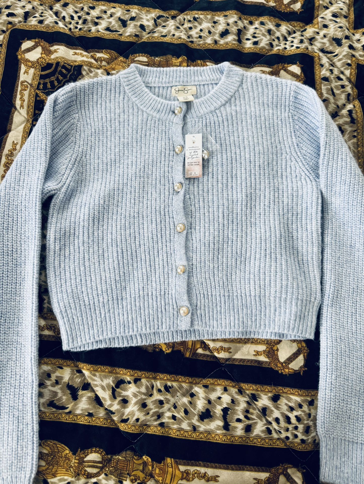 Jessica Simpson light blue women’s Cardigan size M