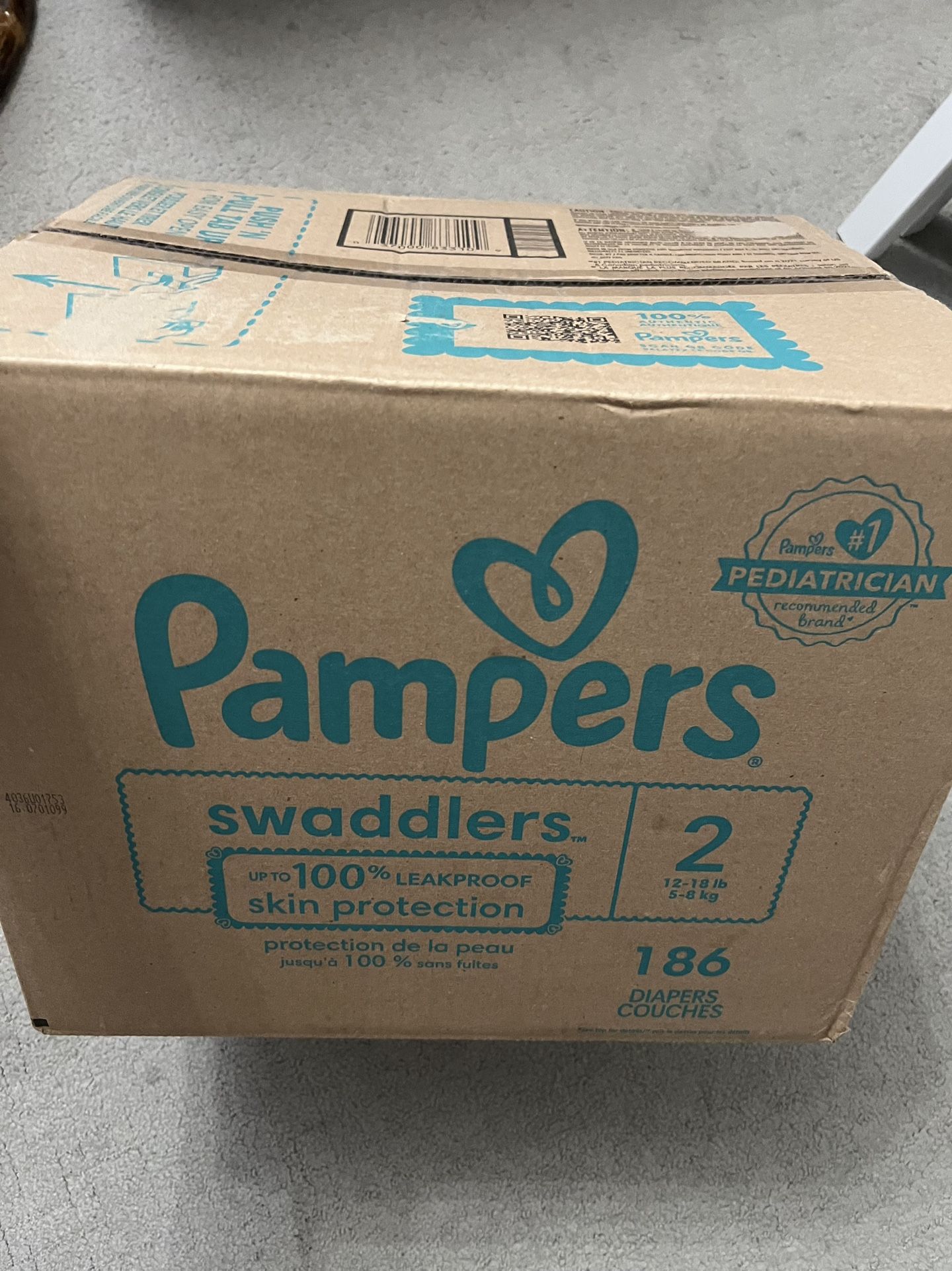 Pampers Size 2 Swaddlers