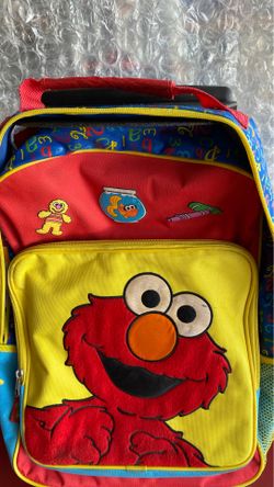 Elmo rolling backpack sale