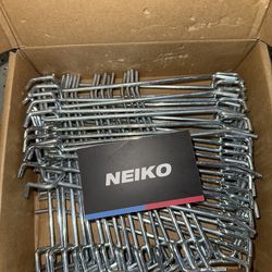 NEIKO 50-piece 6-inch pegboard hooks